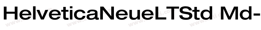 HelveticaNeueLTStd Md字体转换